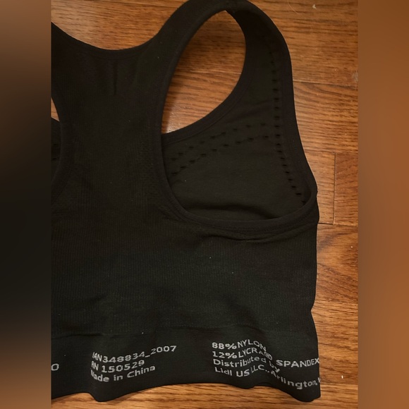 Crivit Women’s Sz 8/10 Classic Black Sports Bra - Perfect for Working Out - Picture 11 of 13